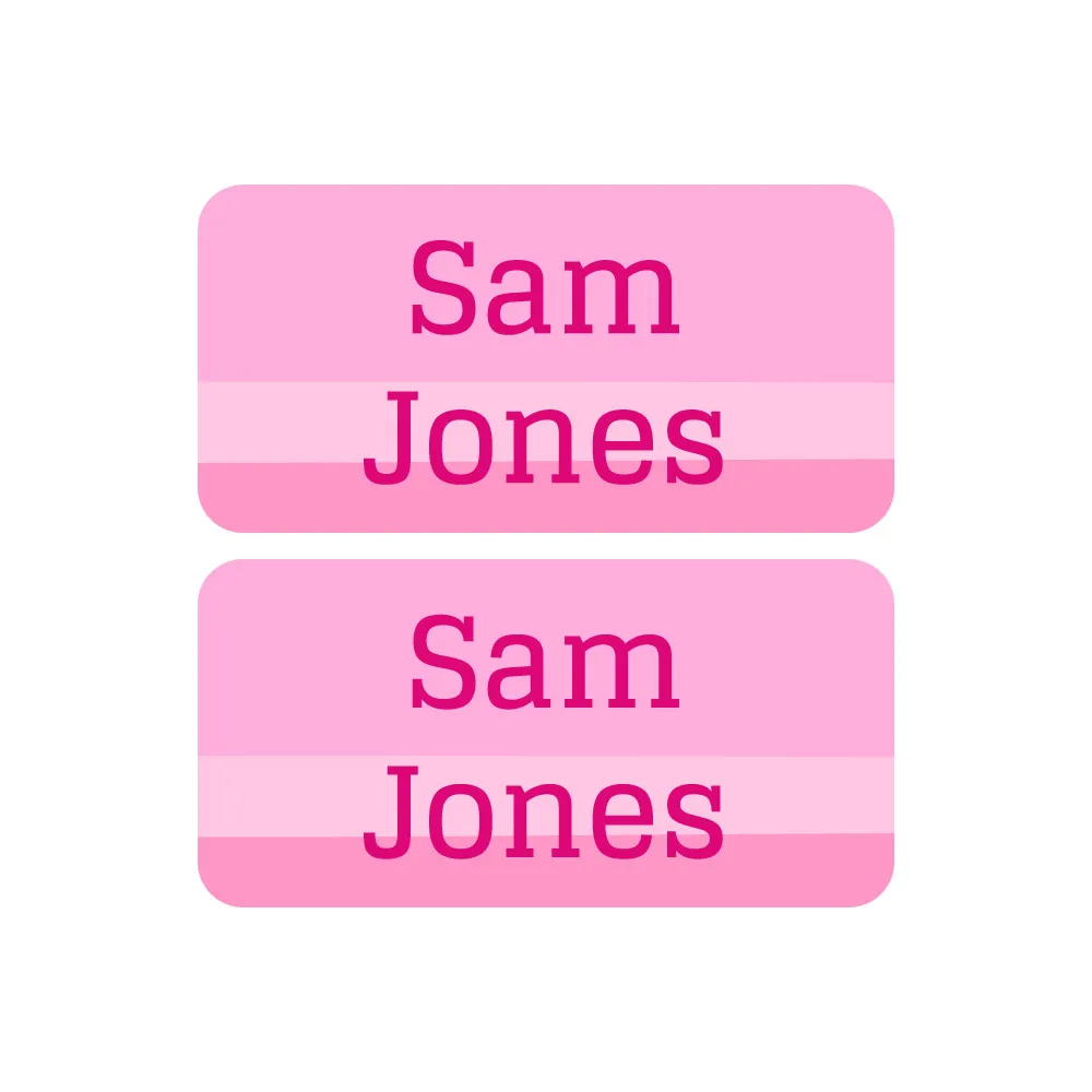 Ombre Shoe Labels