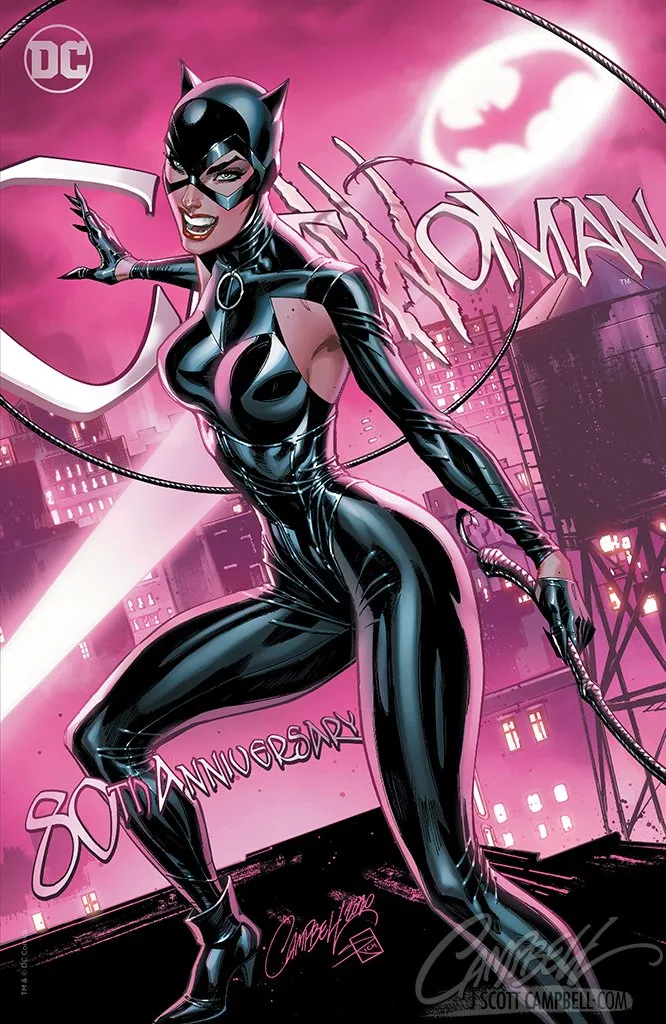 Original Art: Catwoman 80th Anniversary JSC EXCLUSIVE variant A