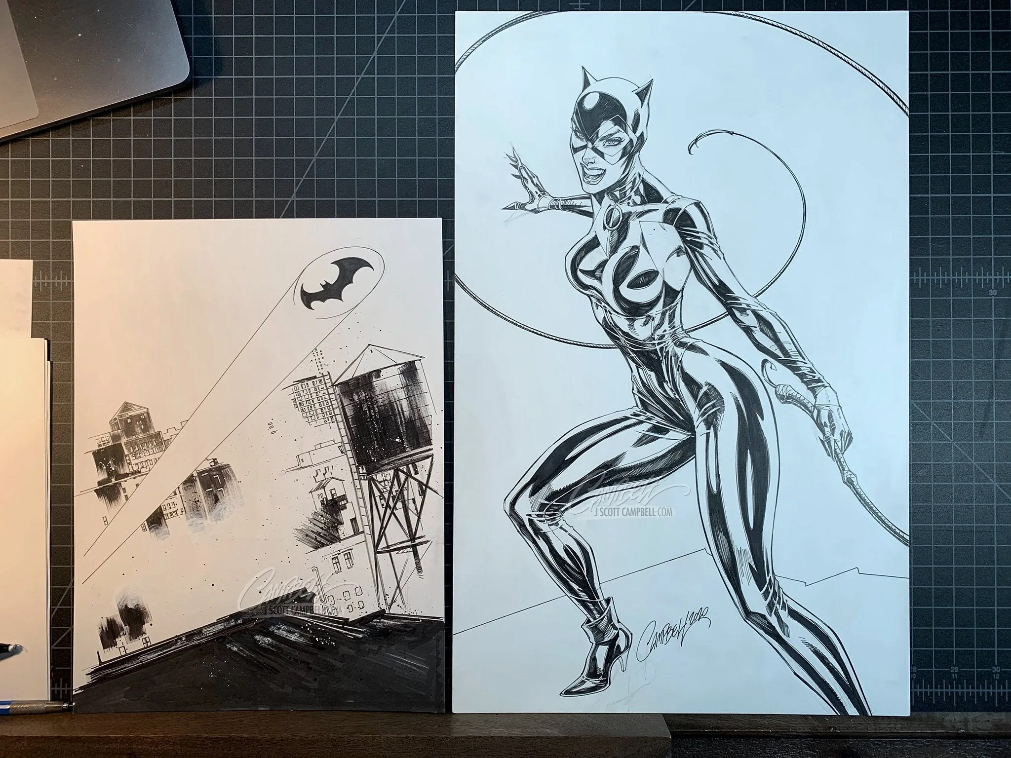 Original Art: Catwoman 80th Anniversary JSC EXCLUSIVE variant A