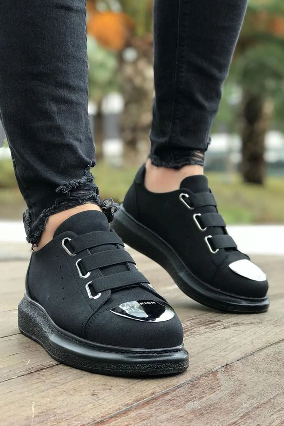 Original Design CH251 Men's Full Black Casual Sneaker Sports Shoes