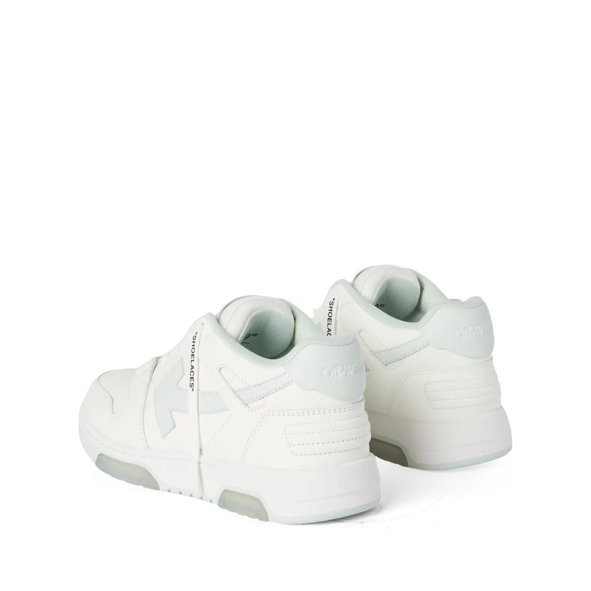 Out Of Office Calf Leather White/Mint