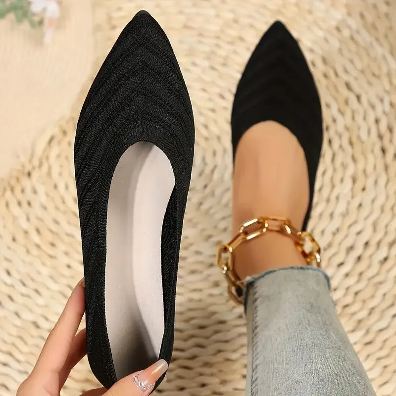 POINTED TOE ORTHOPEDIC SLIP ON SHOES