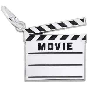 Rembrandt Charms - Movie Clap Board Charm - 2489