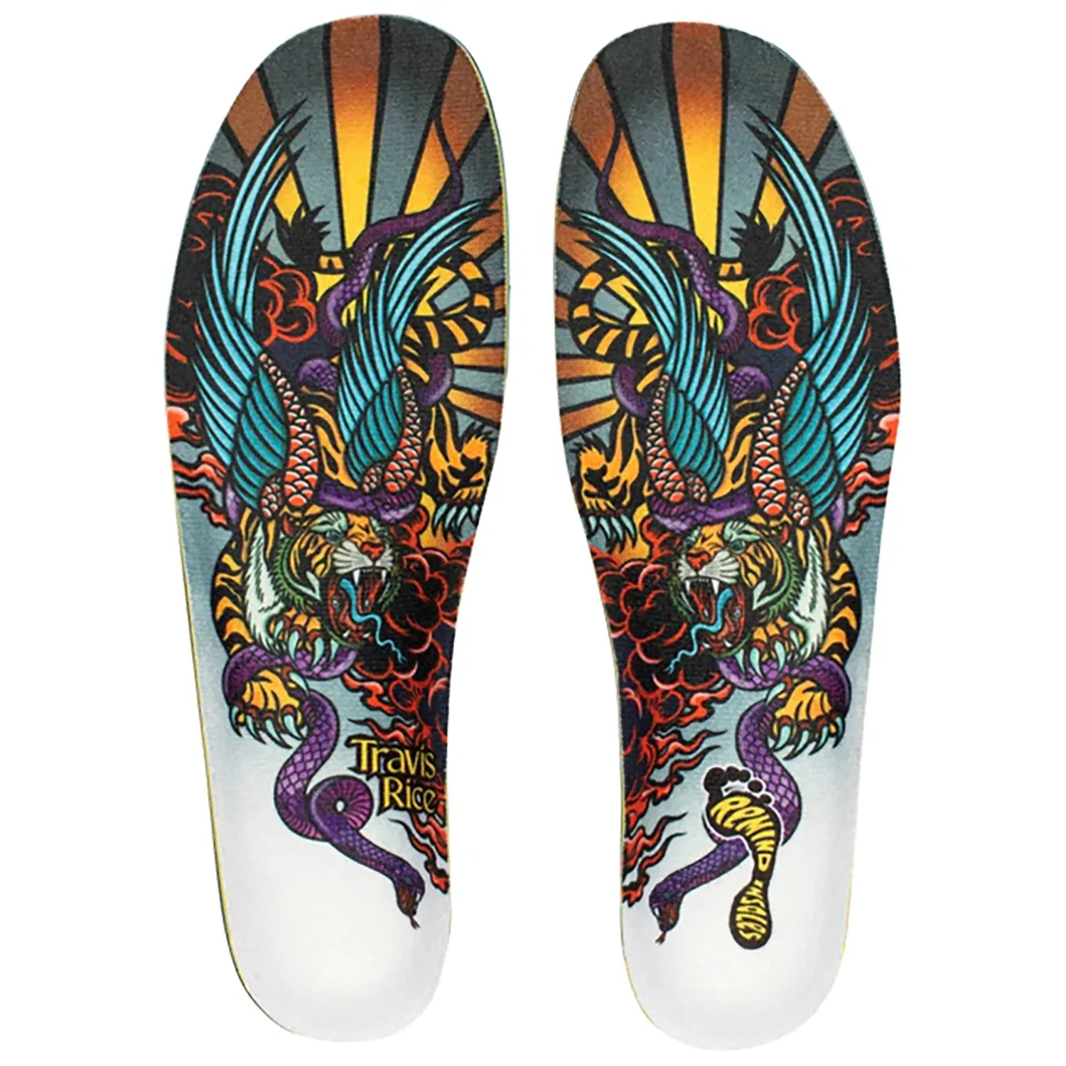 Remind Medic Impact 6mm High Arch Travis Rice Flyer Tiger Insoles