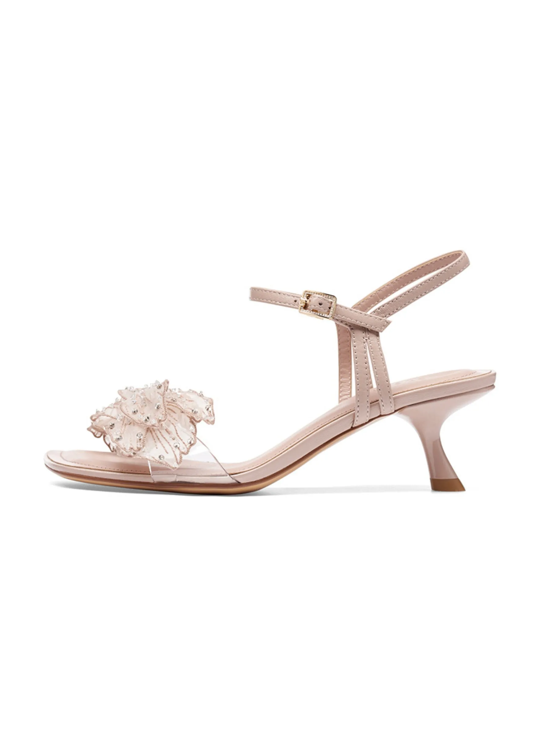 Samora Bow Sandals in Pink