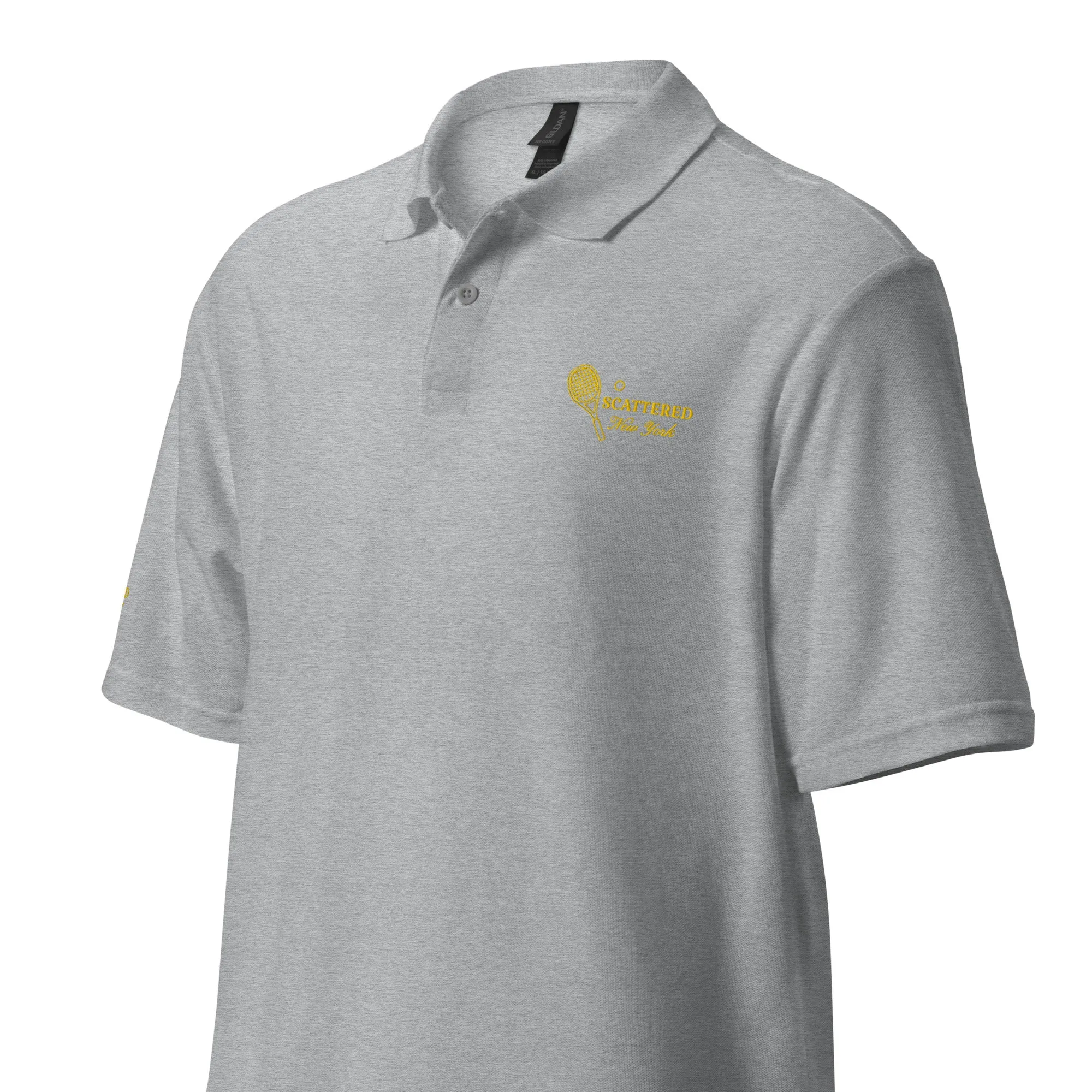 Scattered Sports Club Logo Embroidered Polo Shirt