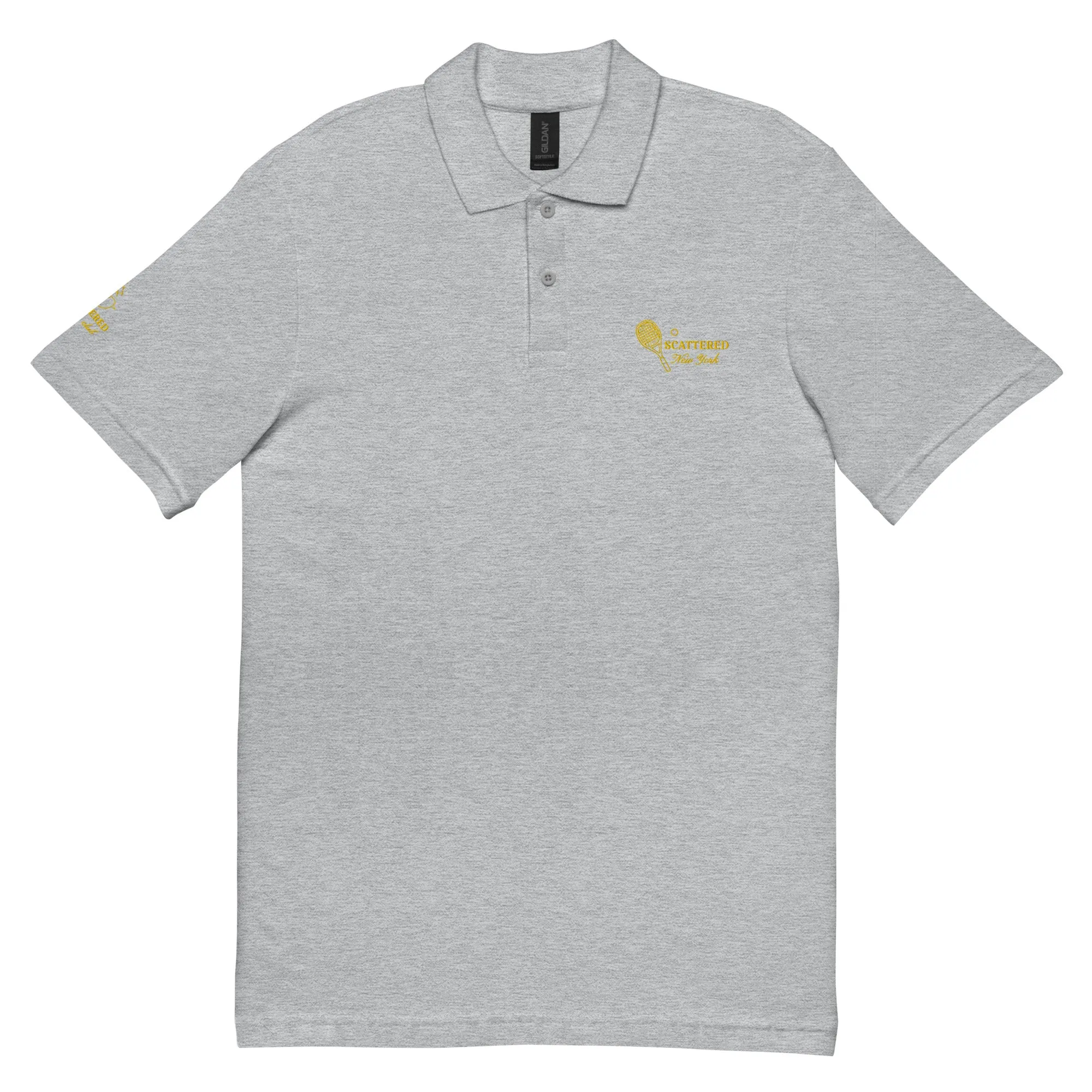 Scattered Sports Club Logo Embroidered Polo Shirt