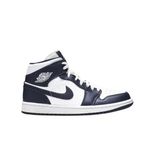 Sneakers Nike Air Jordan 1 Mid - White/Metallic Gold/Obsidian