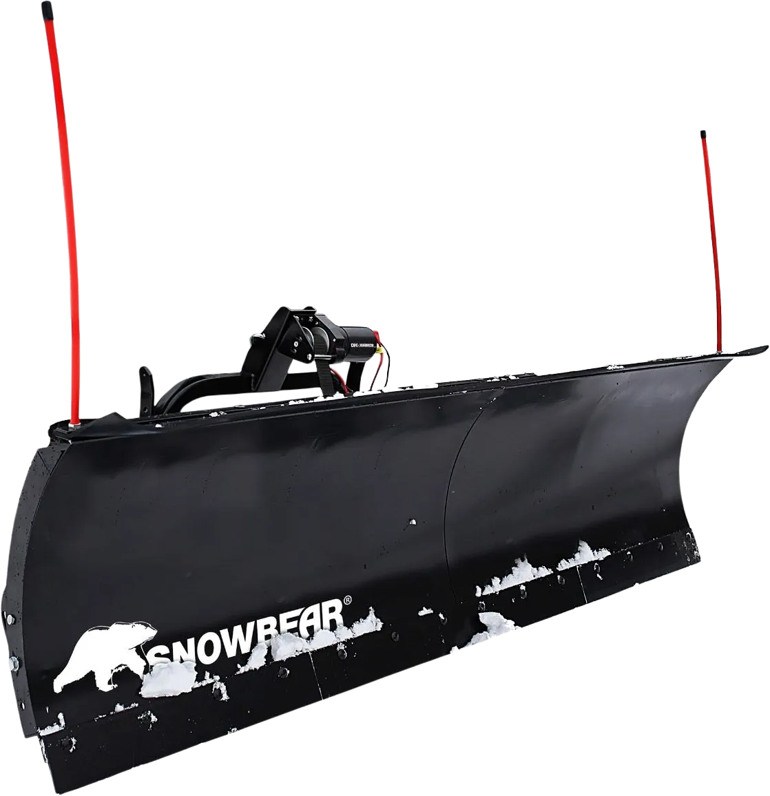 SnowBear AVAL8219 82" x 19" Universal SUV/Truck Mount T-Frame Snow Plow Kit with Winch and Wireless Remote New