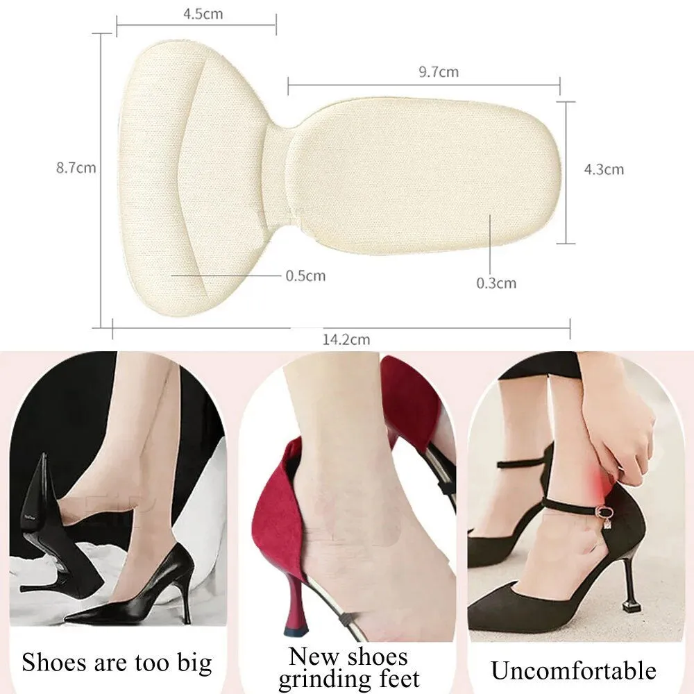 Soft T-Shape High Heel Grips Liner Arch Support Orthotic Shoes Insert