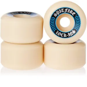 Spitfire F4 55mm Lock Ins White Blue Skateboard Wheels 94a