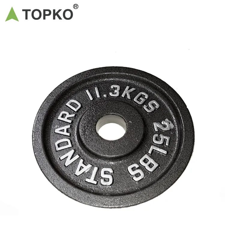 Standard Cast Iron Weight Plates 1-Inch Center-Hole for Dumbbells, Standard Barbell 5, 7.5, 10, 15, 20, 25 lbs