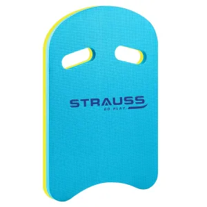 STRAUSS Swimming Kick Board | Floating Board for Swimming Pool Training Aid Exercise Equipment | Swimming Accessories for Adults and Kids | Swimming Float Pad for Beginners,(Blue)