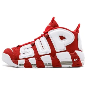 Supreme X Nike Air More Uptempo "Varsity Red"