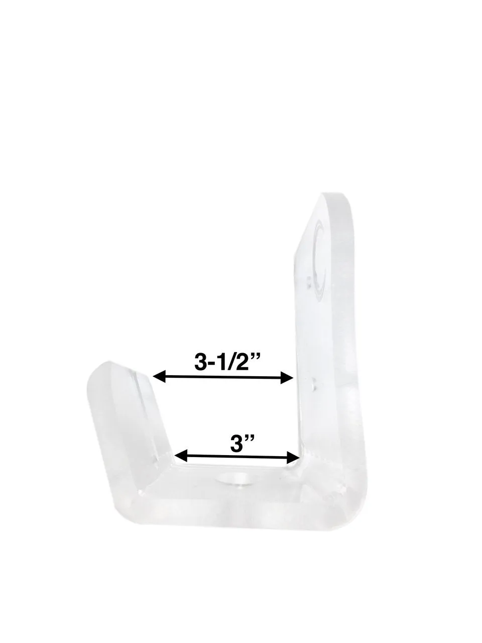 Surfboard Wall Rack VERTICAL - Clear Mount Acrylic