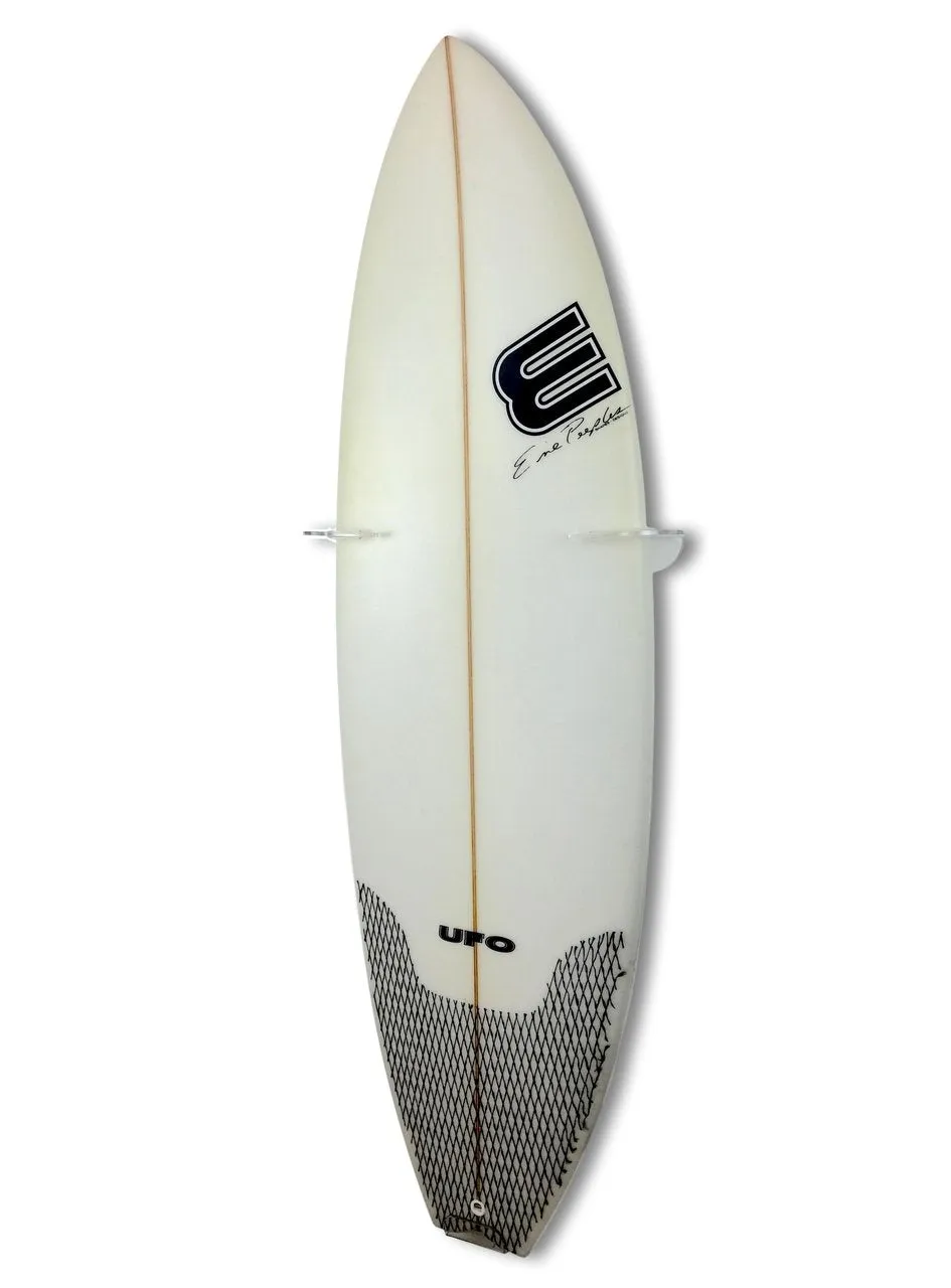 Surfboard Wall Rack VERTICAL - Clear Mount Acrylic