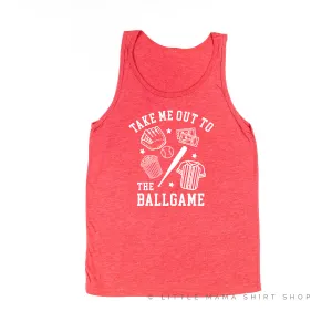 Take Me Out to the Ballgame - Unisex Jersey Tank