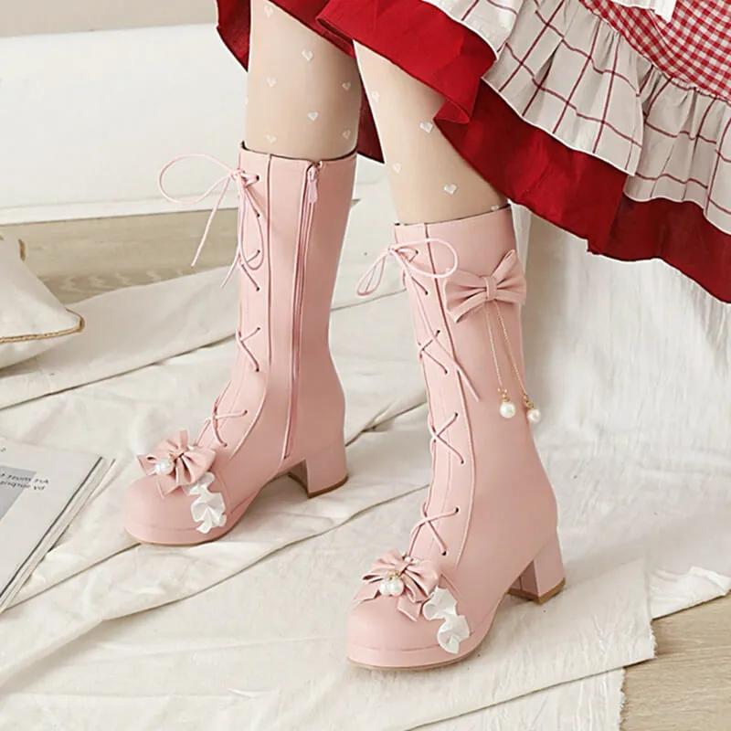 Uniwim Bow Flower Boots SE21366