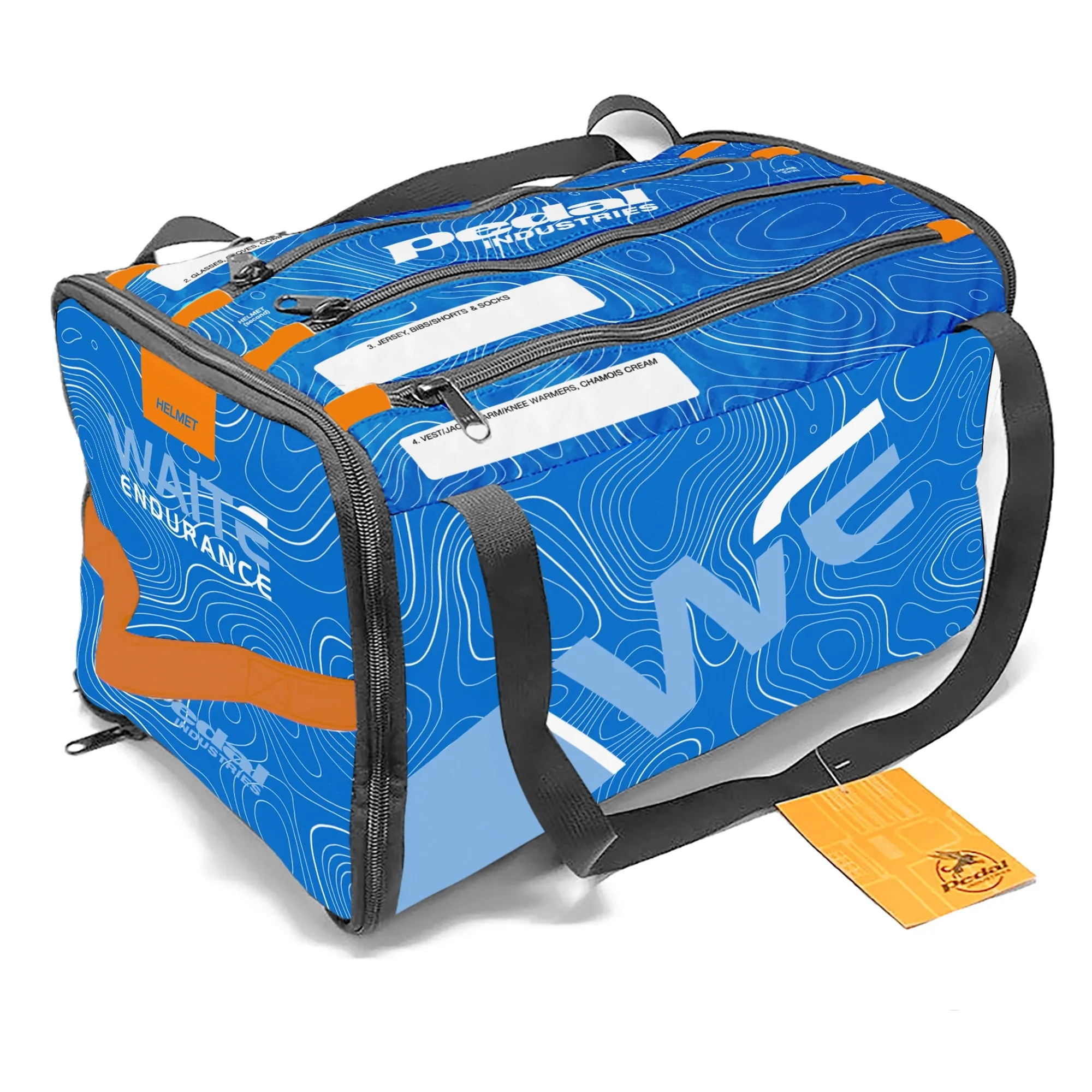 Waite Endurance 2023 CYCLING RACEDAY BAG™ BLUE-ORANGE