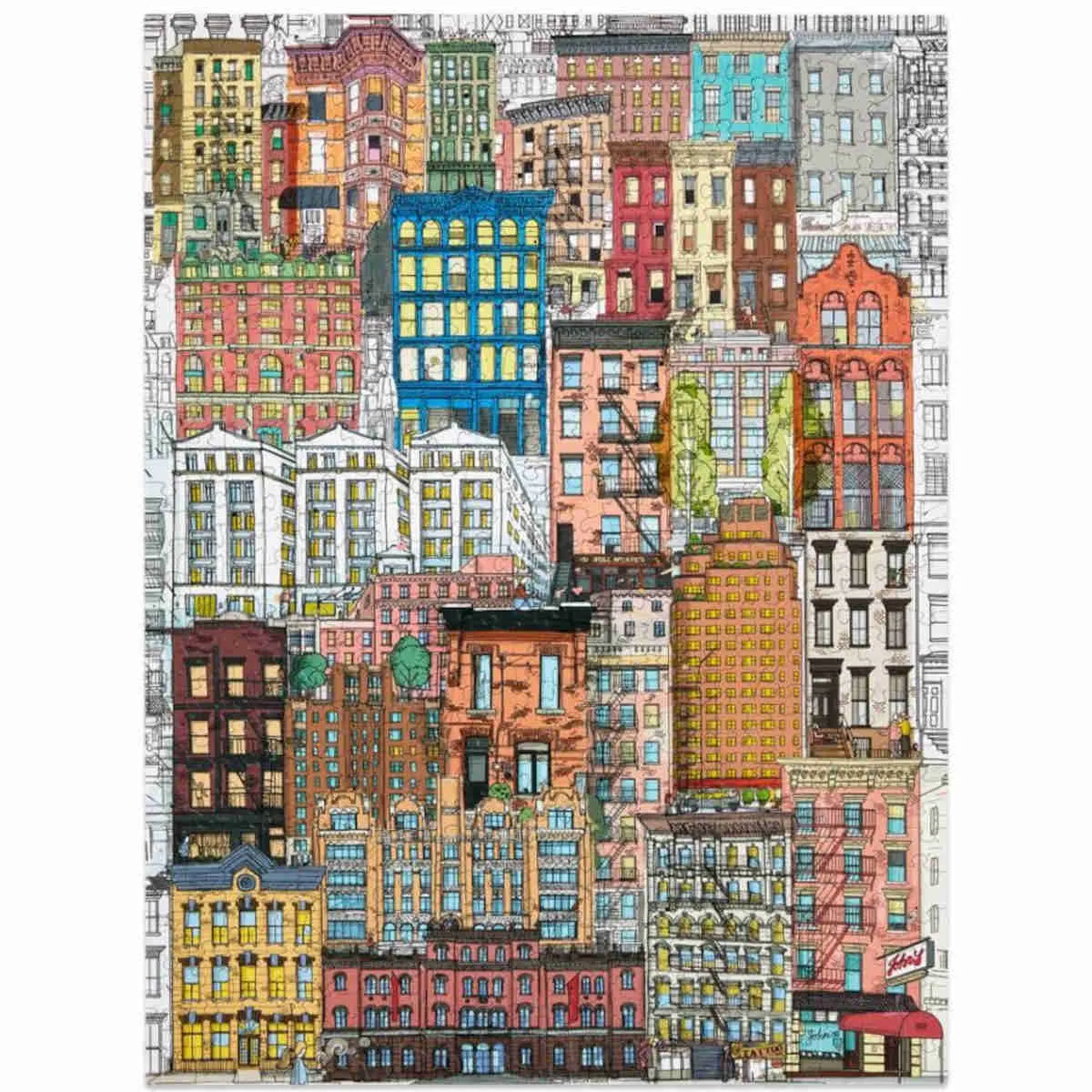 WerkShoppe City Life Puzzle 500 Piece